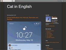 Tablet Screenshot of english.catchen.me